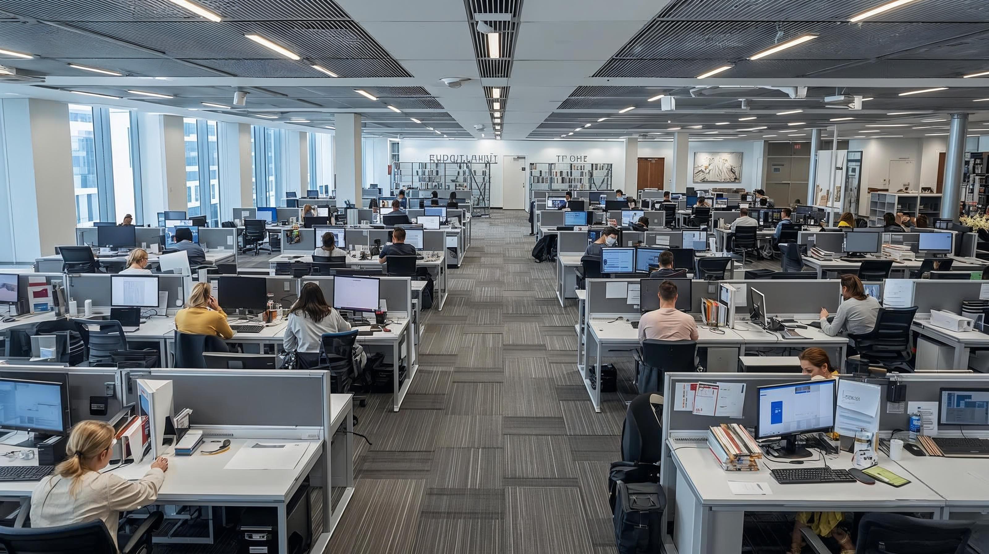 Professional team collaboration and technical workforce